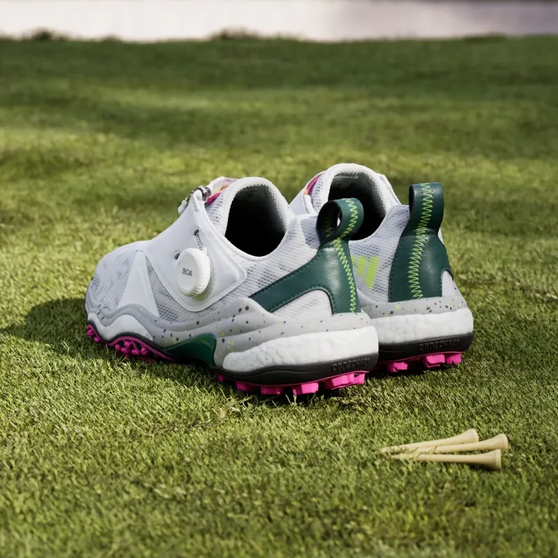 adidas Codechaos BOA 25 Golf Cloud White Silver Metallic Collegiate Green (IG8751)