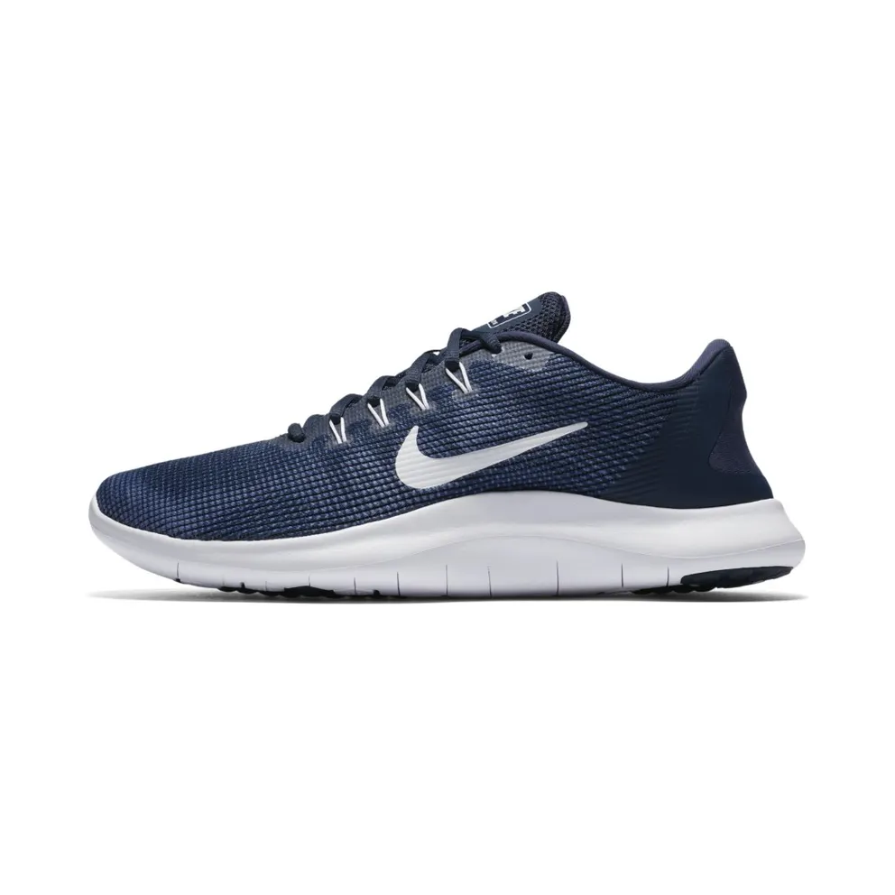 Nike Flex 2018 Rn Midnight Navy White Midnight Navy/White (AA7397-400)