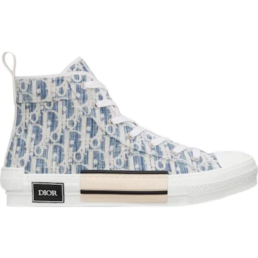 Dior B23 High Blue Oblique Kasuri Jacquard (3SH118ZLA_H560)