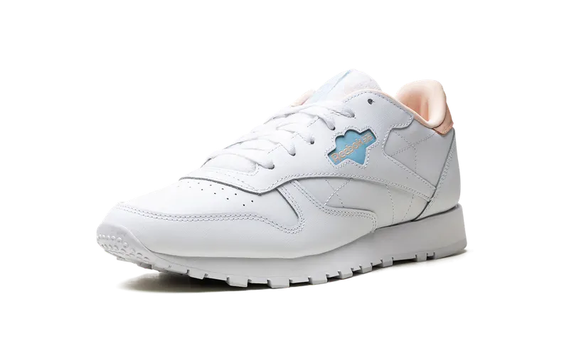 Reebok Classic Leather Shoes Cloud White / Blue Pearl / Aura Orange (GY7184)
