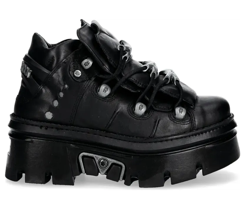 New Rock M-Wall met plateauzool “Black” (MWALL106S32)