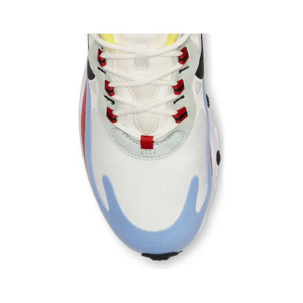 Nike Air Max 270 React Phantom Multi-Color (W) Phantom/Black-Light Blue-University Red-Dynamic Yellow-Pistachio Frost (AT6174-002)