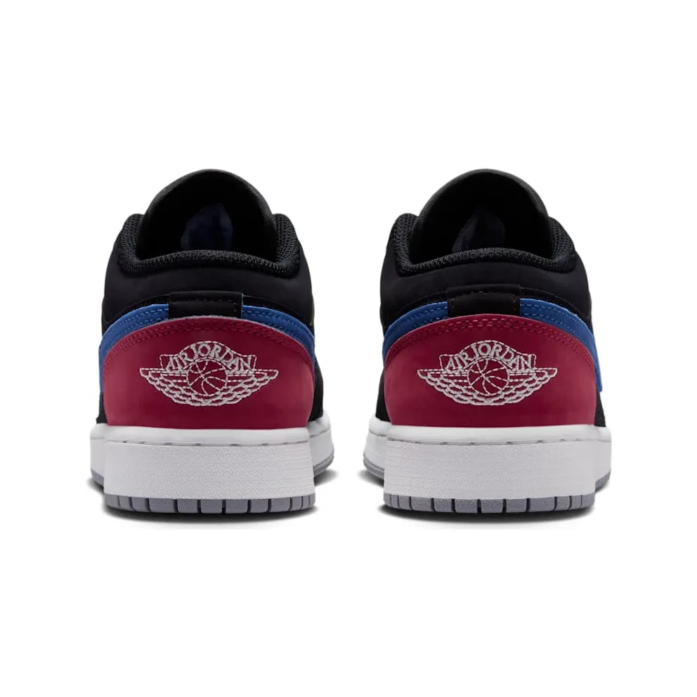 Jordan 1 Low Black True Blue Varsity Red (553560-049)