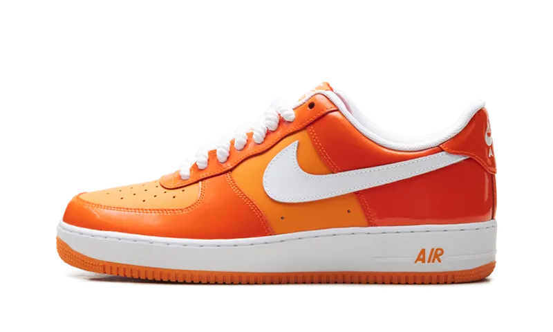 Nike Air Force 1 Low ’07 “Orange White Patent” (HV9405-800)