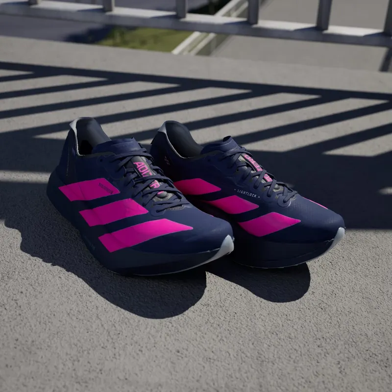 Adidas Adizero Adios Pro 4 Dark Blue / Shock Pink / Dash Grey (JR4946)