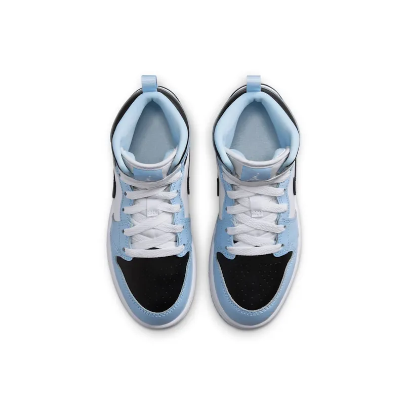 Jordan 1 Mid Younger Kids’ Blue (640737-401)