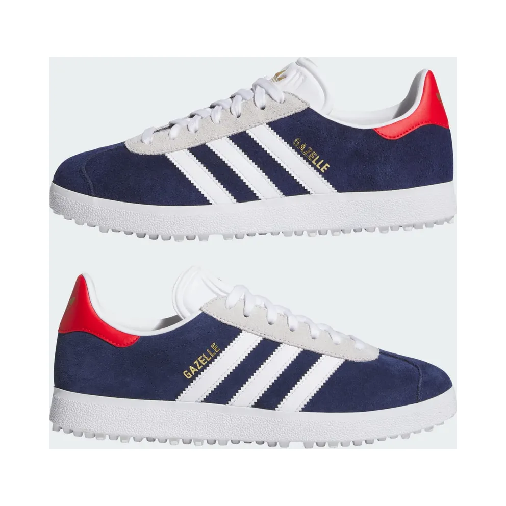 Adidas Gazelle Spikeless Dark Blue / Cloud White / Pure Ruby (KJ5427)