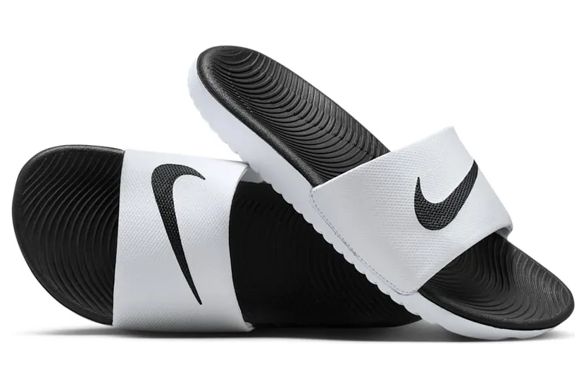 Nike Kawa Slipper kleuters/kids Wit (819352-100)