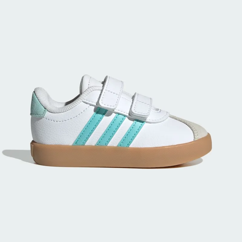 adidas VL Court 3.0 Cloud White Flash Aqua Alumina (JS2597)