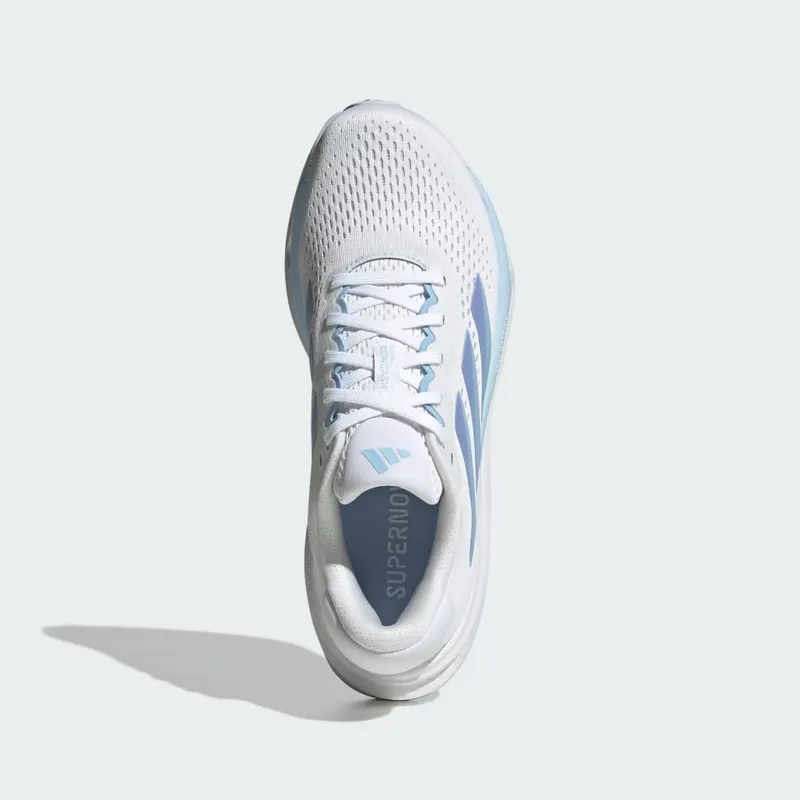 Adidas Supernova Stride 2.0 Running Shoes Cloud White / Glow Blue / Grey One (JR2955)