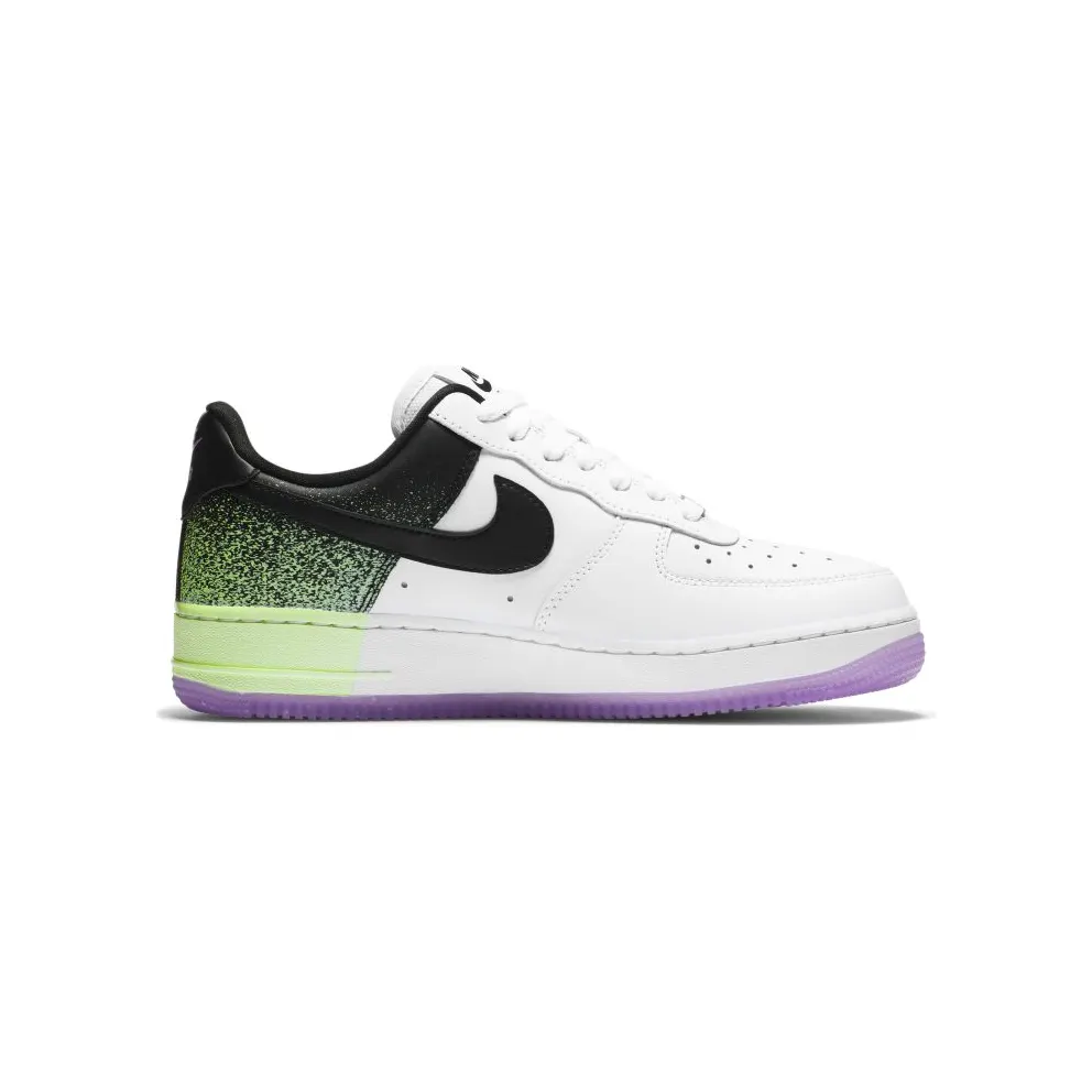 Nike Air Force 1 Low Splatter Barely Volt Fuchsia Glow (W) White/Barely Volt-Fuchsia Glow-Black (CZ8097-100)