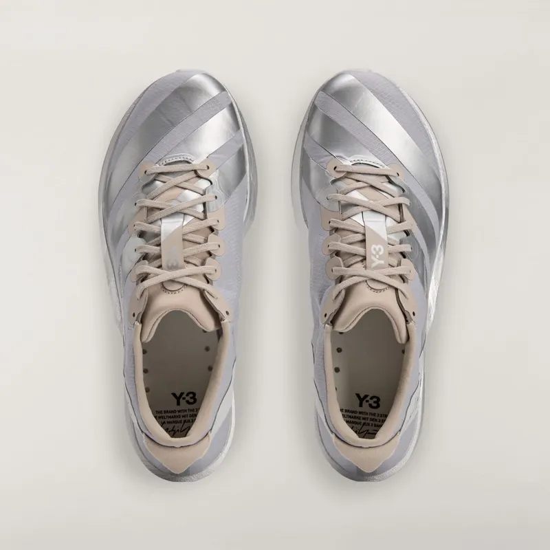 Adidas Y-3 ADIOS 9 Silver Metallic / Silver Metallic / Light Brown (KI6877)