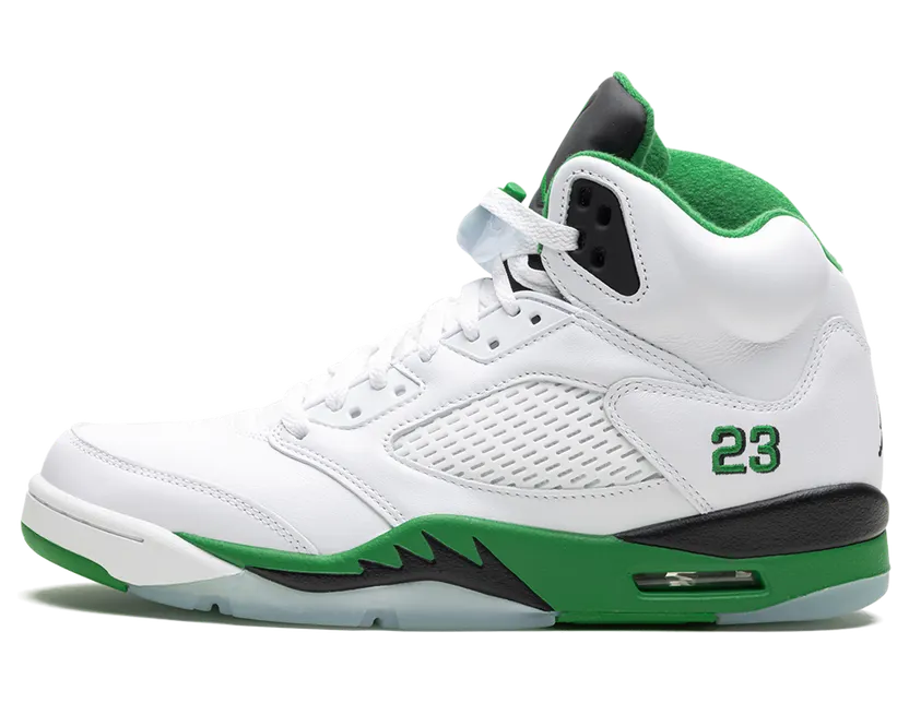 Air Jordan 5 Retro ‘Lucky Green’ White/Black/Ice Blue/Lucky Green (DD9336-103)