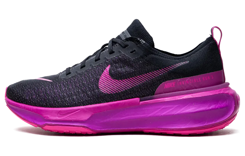 Nike ZoomX Invincible Run Flyknit 3 “Black / Vivid Purple” (DR2615-006)