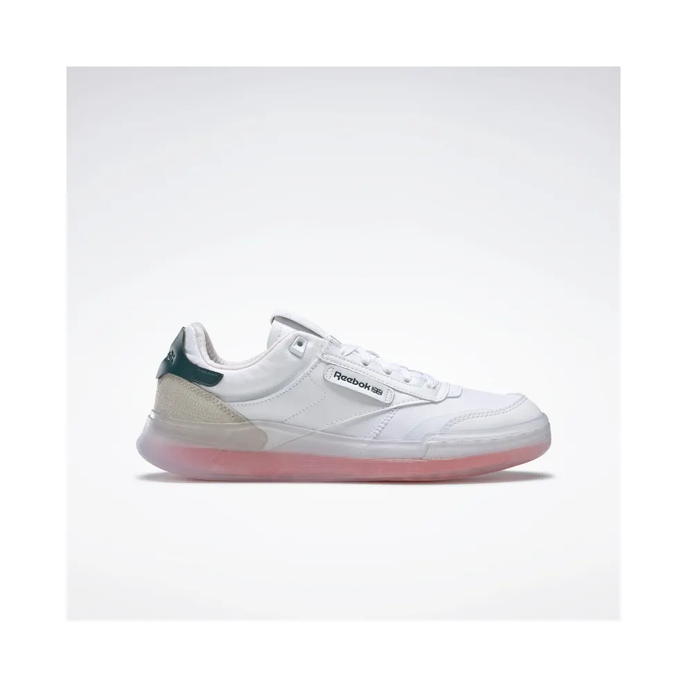 Adidas Club C Legacy White / Twisted Coral / Forest Green (G55899)