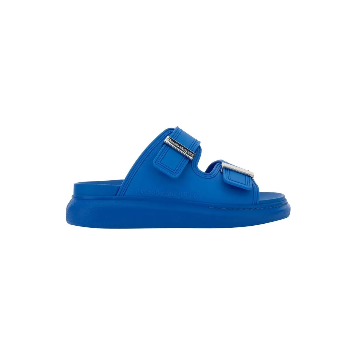 Alexander McQueen Hybrid Double Buckle Sandal Blue (658063W4Q514297)