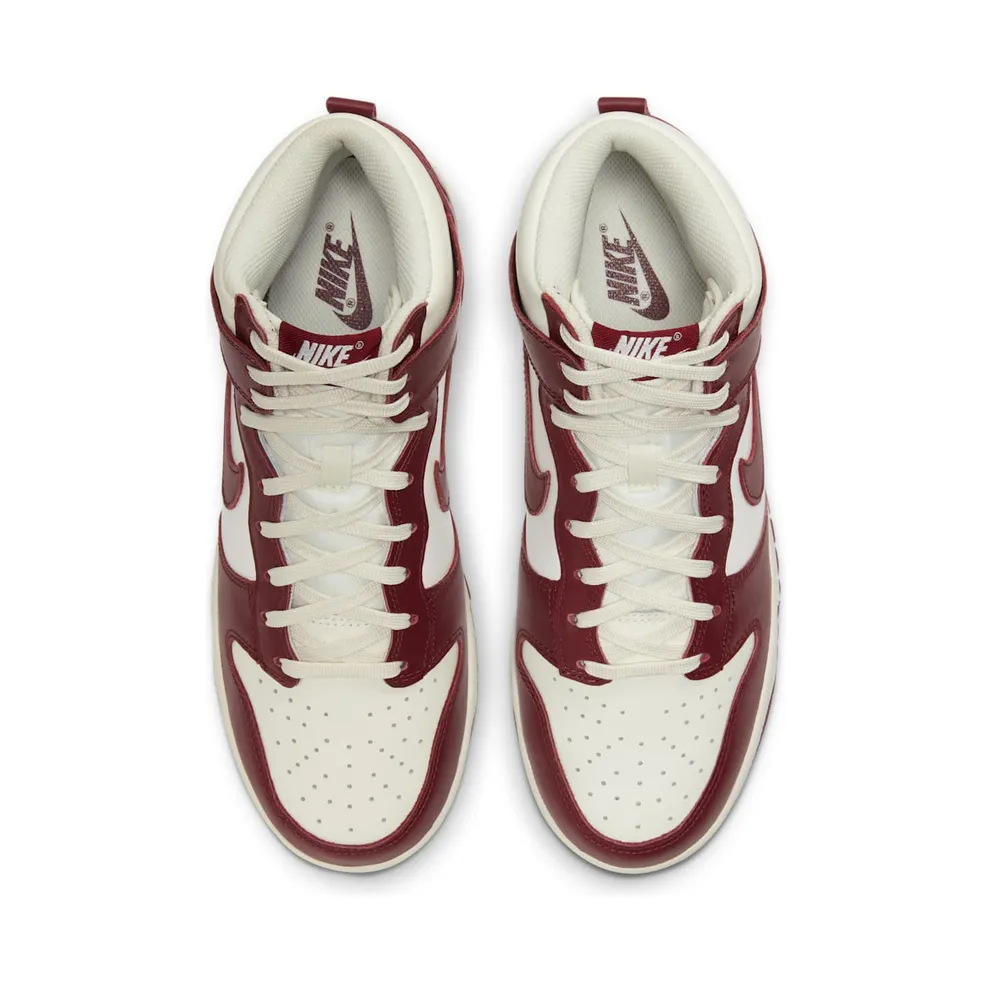 Nike Dunk High Sail Team Red (W) Sail/Team Red-Pale Ivory (DD1869-101)