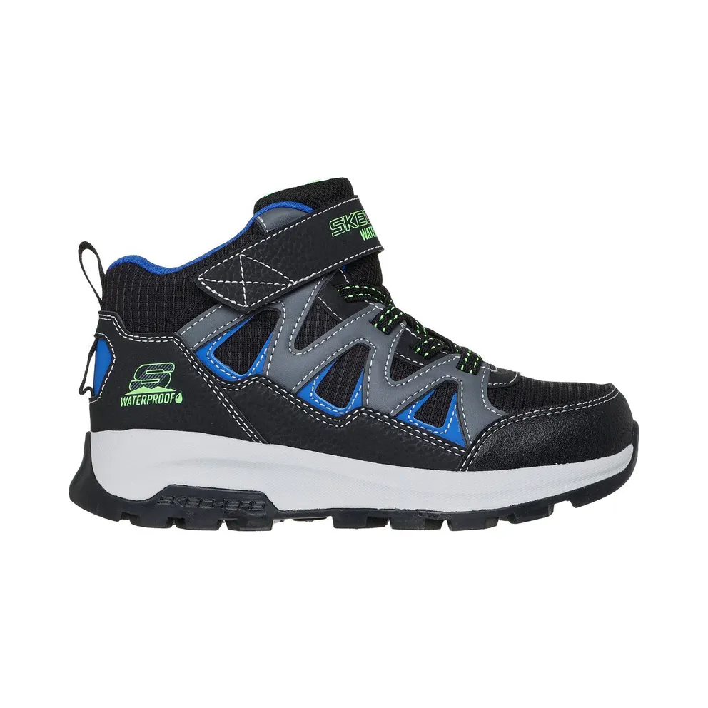 Skechers Waterproof: Storm Blazer – Drizzle Squad Sneaker Schwarz/Blau