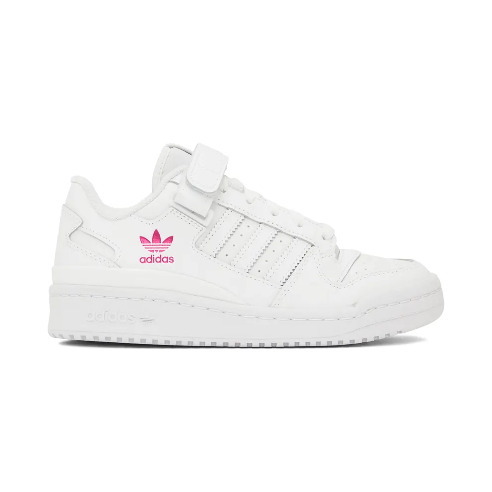 adidas Originals White Forum Low Sneakers (G58001)