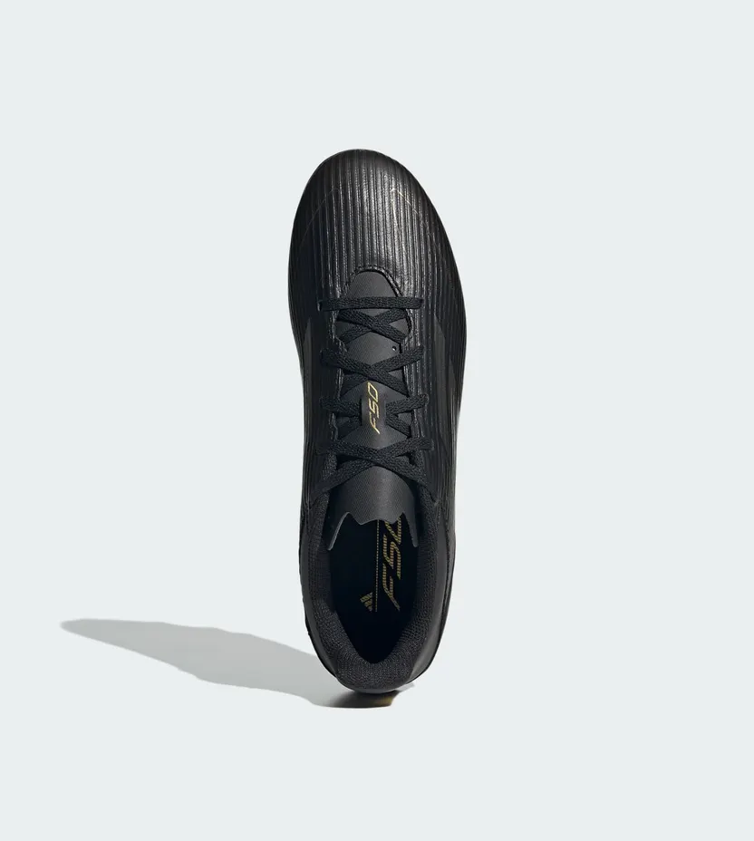 adidas F50 Club FG Core Black Iron Metallic Gold Metallic (IE0614)