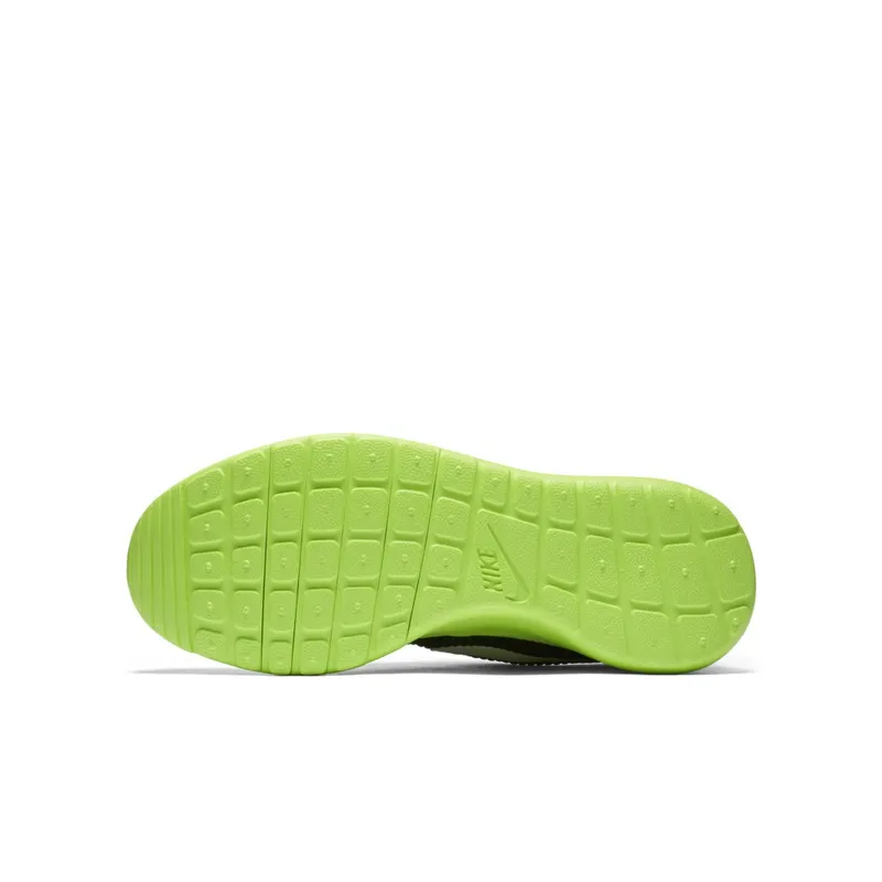 Nike  Roshe One Flight Weight Black Ghost Green (GS) Black/White-Ghost Green-Grape Ice (705486-003)