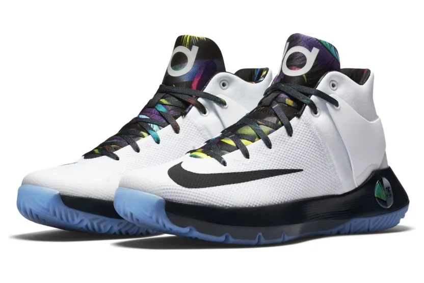 Nike KD Trey 5 IV White Black Multi-Color (844571-194)