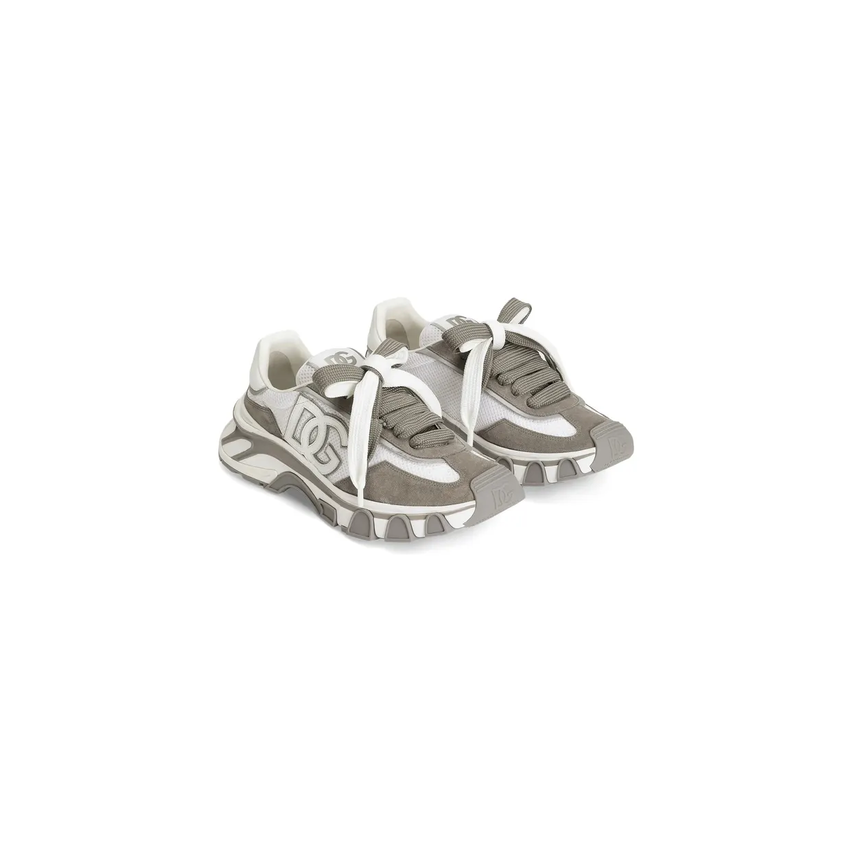 Dolce & Gabbana DG Country Road Nylon and Calfskin “White/Grey” (CS2403 A0208 8B932) (3)