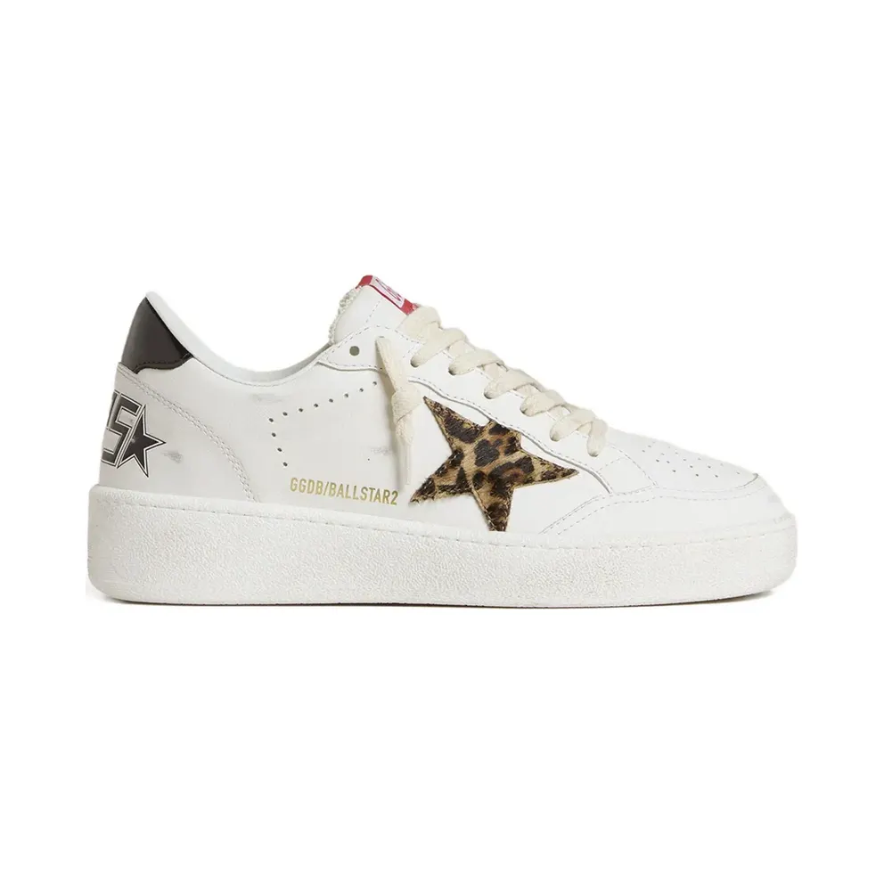 Golden Goose Leren with luipaardprint – White (GWF00804F007323)