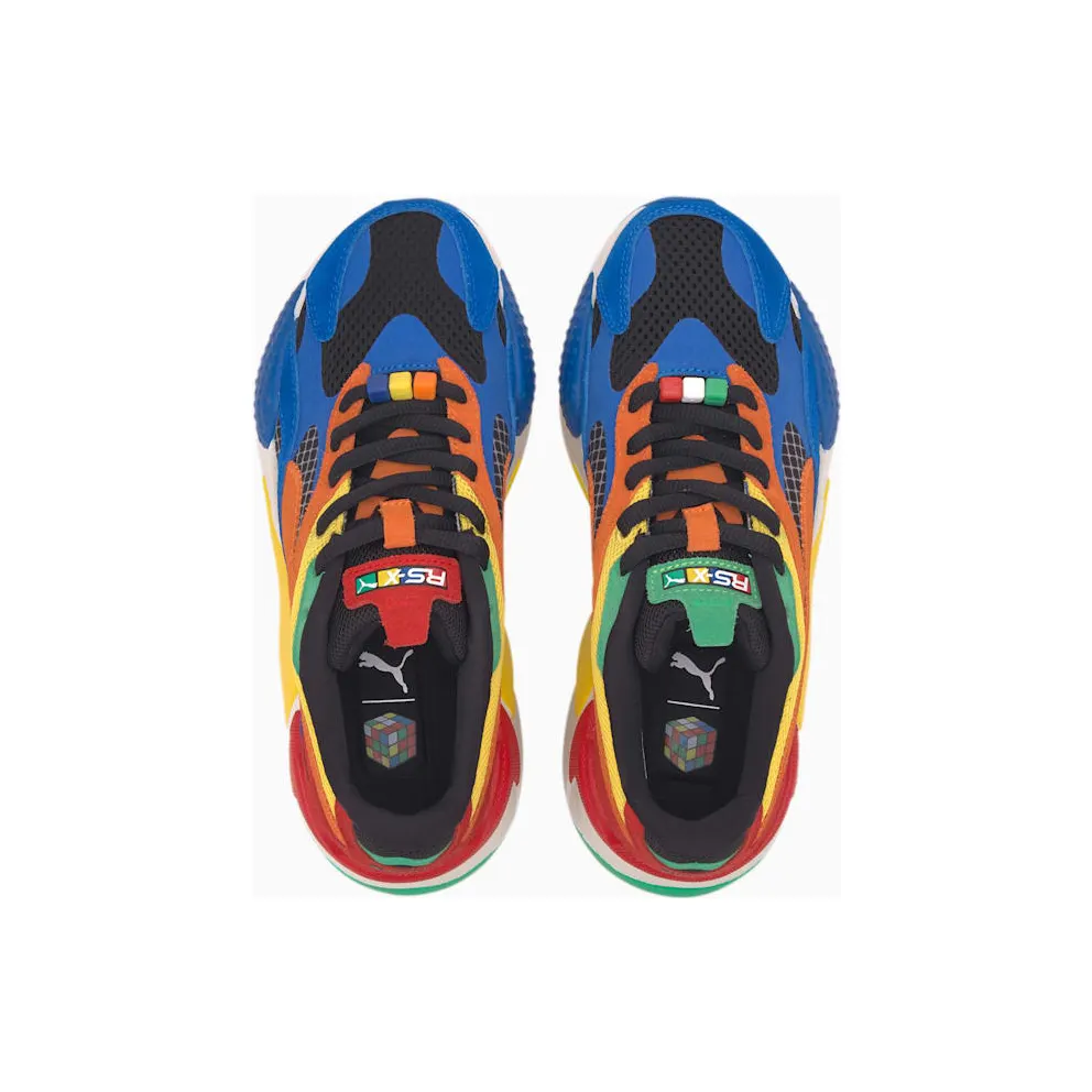 Puma RS-X3 Rubik’s Cube (GS) Palace Blue/High Risk Red (374028-01)