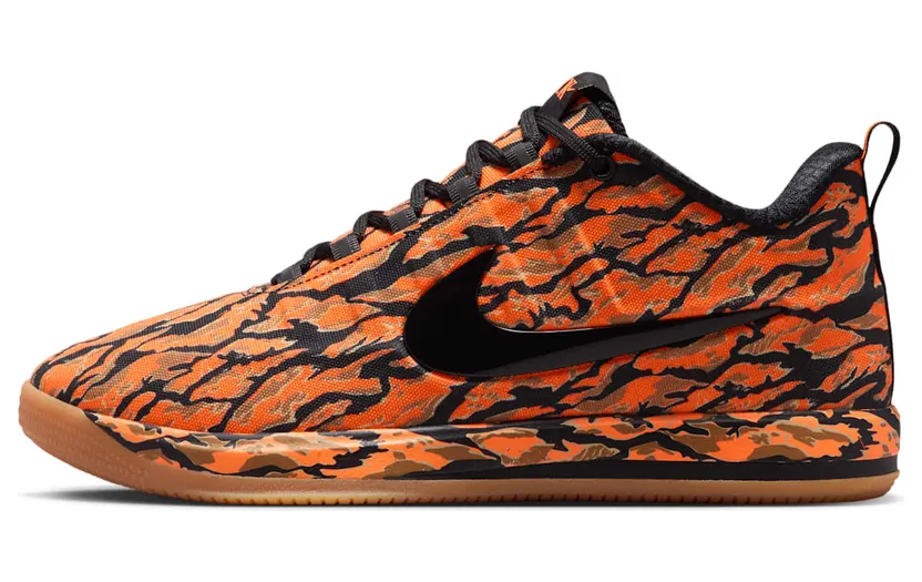 Nike Book 2 – Tiger Camo – “Black / Total Orange / Flax” (IM4669-001)