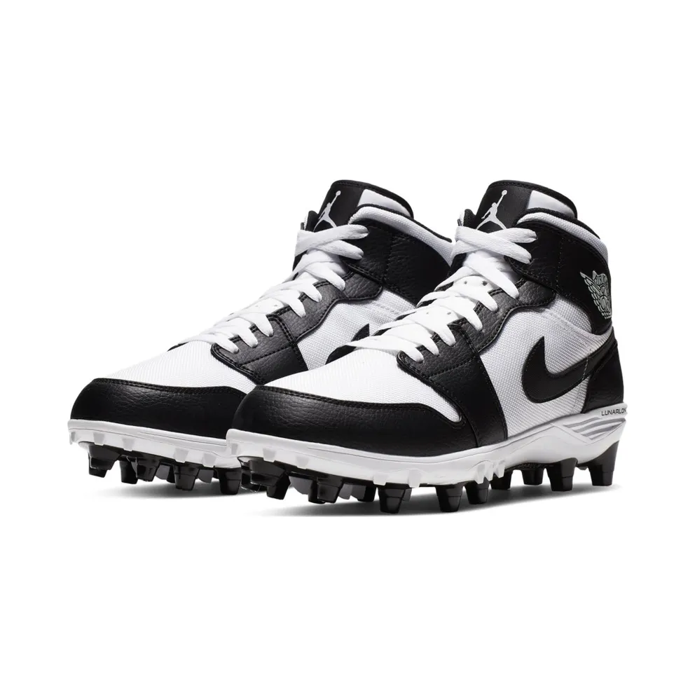 Jordan 1 TD Mid White Black White/Black-Black (AR5604-100)