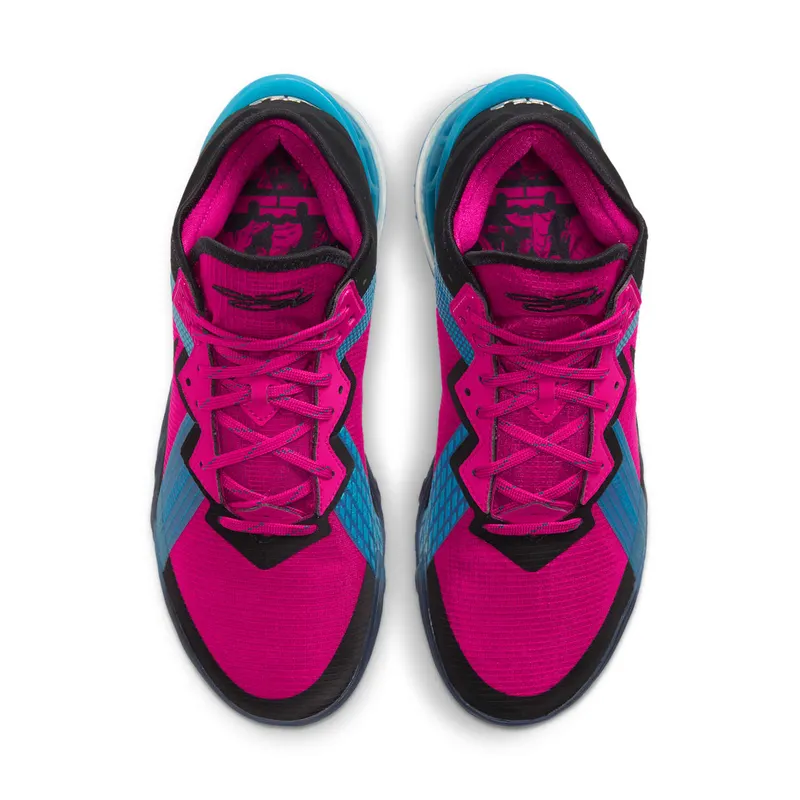 LeBron 18 Low’Neon Nights’Basketbalschoen Red (CV7562-600)