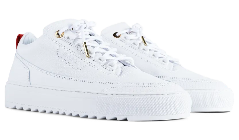 Mason Garments Firenze Leather/Stampato White Weiß (SS20-23A)