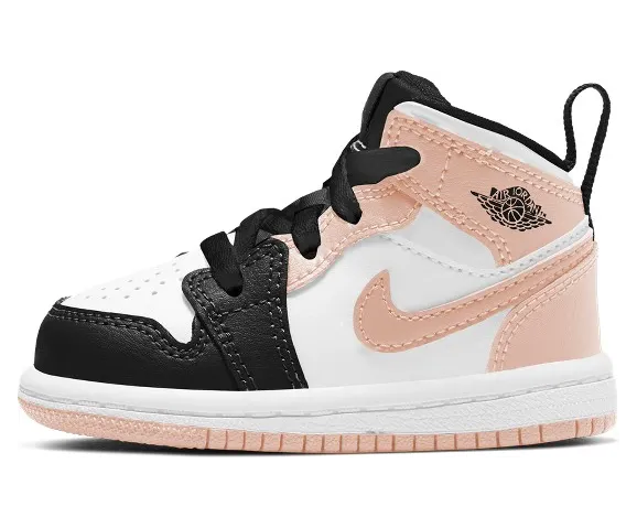 Jordan 1 Mid Arctic Orange Black Toe (TD) (640735-133)