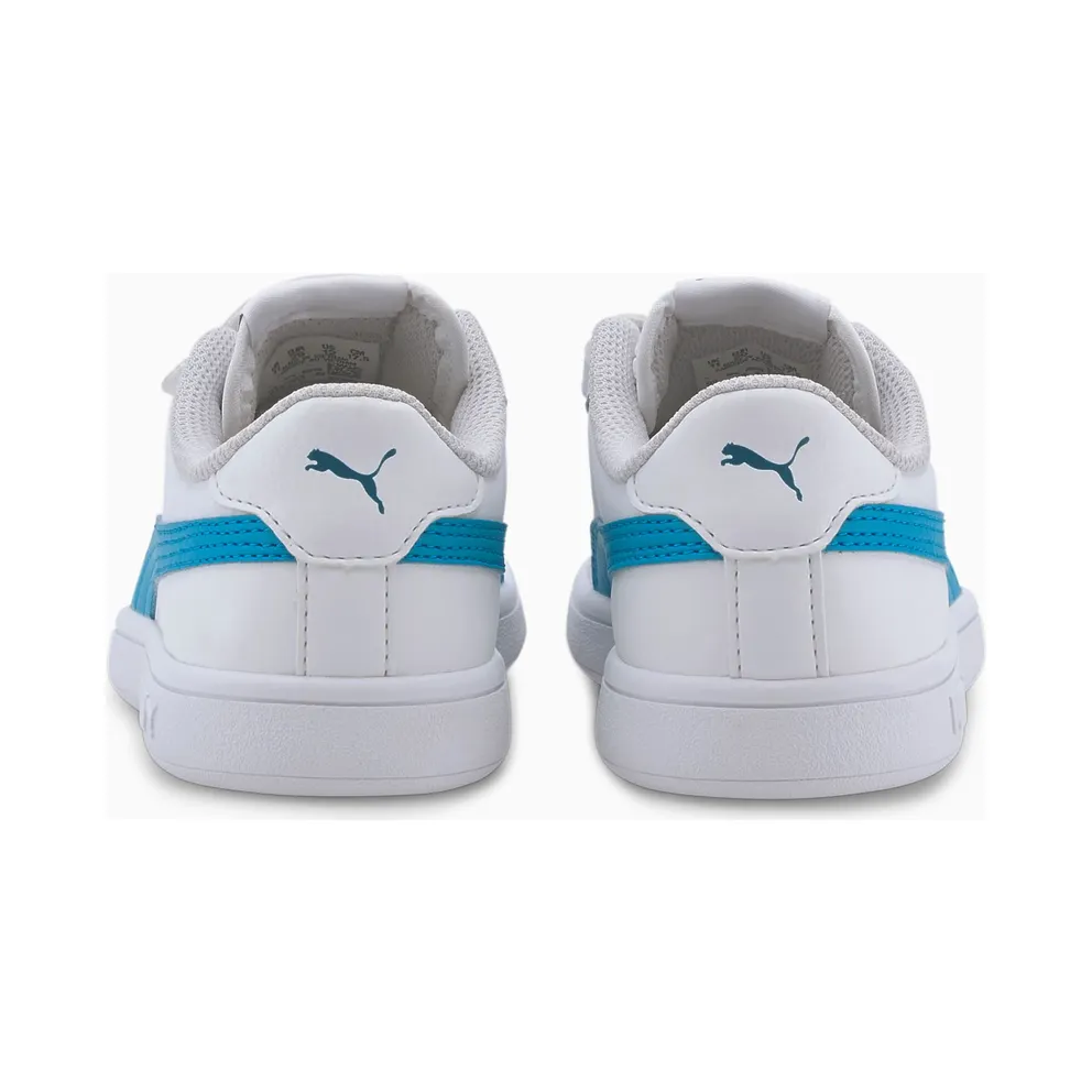 Puma Smash v2 Leather sportscchoenen White/Blue (365173-21)