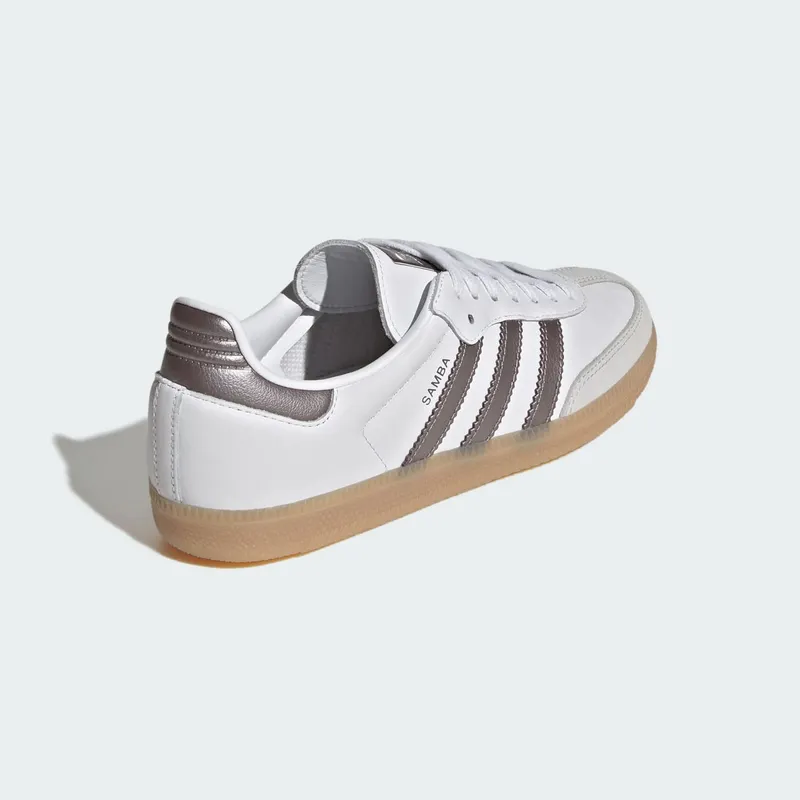 Adidas SAMBA OG Shoes Cloud White / Coffee Met. / Gum (KK2504)