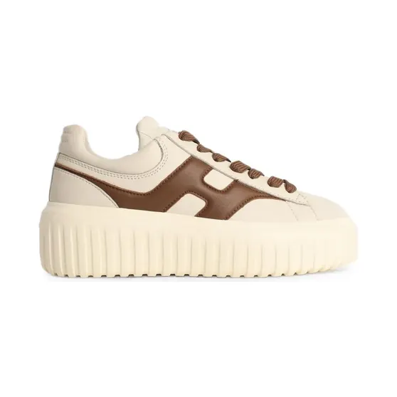 Hogan H-Stripes met plateauzool “White” (HXW6450FE91LE9)