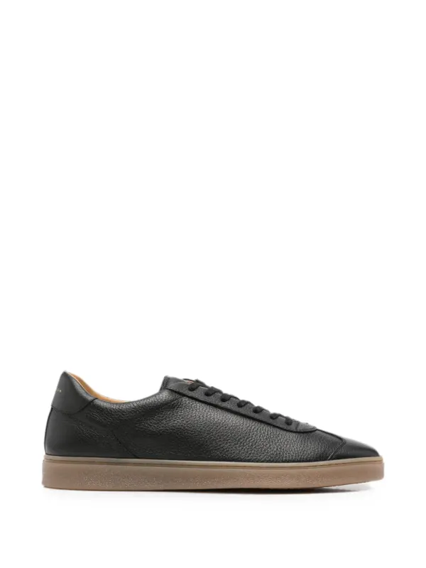 Henderson Baracco Sneakers aus gekörntem Leder – Schwarz (STARC51)