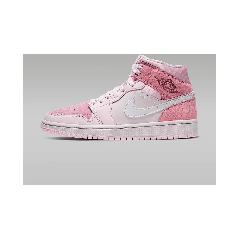 Air Jordan Womens Nike AJ I 1 Mid ‘Digital Pink’ (2020) (CW5379-600)