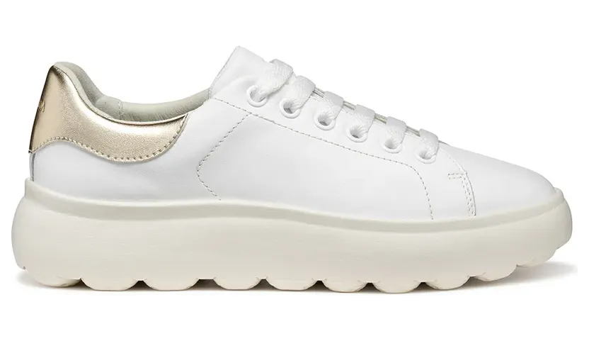 Geox sneaker Wit/Lichtgoud (D45TCD085BN-C1327)