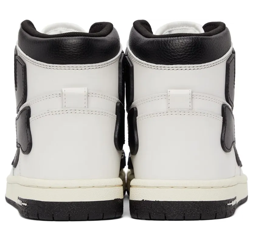 AMIRI Skel Top Hi White Black (MFS002 111) (4)