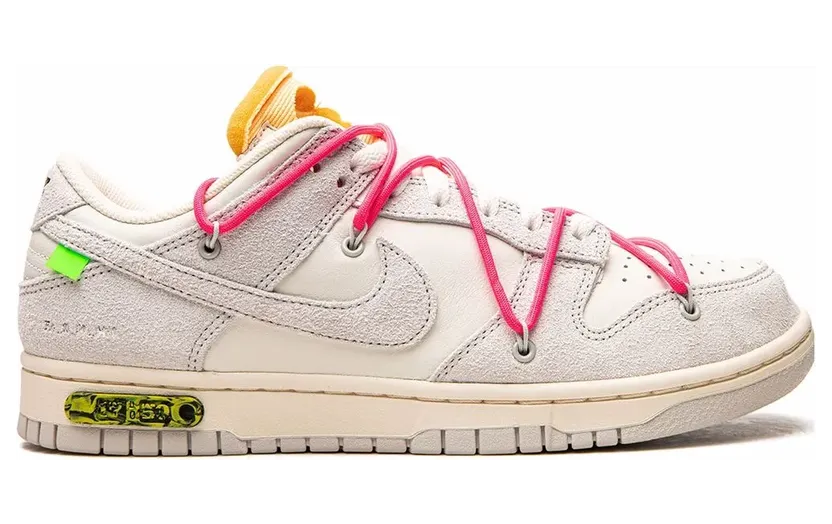 Nike X Off-White x Off-White Dunk Low Lot 15 of 50 sneakers – Grijs (DJ0950)