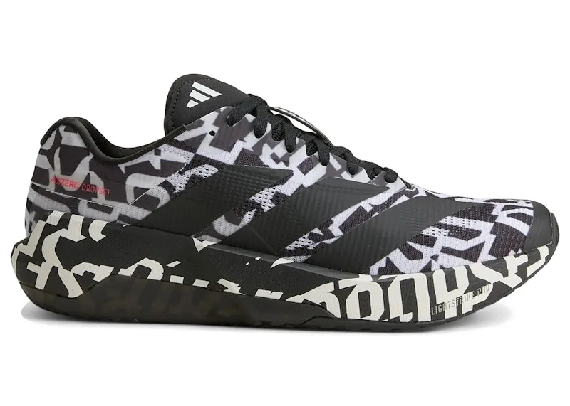 adidas Adizero Dropset Pro White Black Lucid Red (KJ2927)