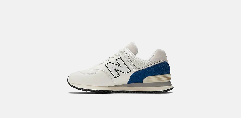 New Balance 574 White Royal Blue (U574UI2)