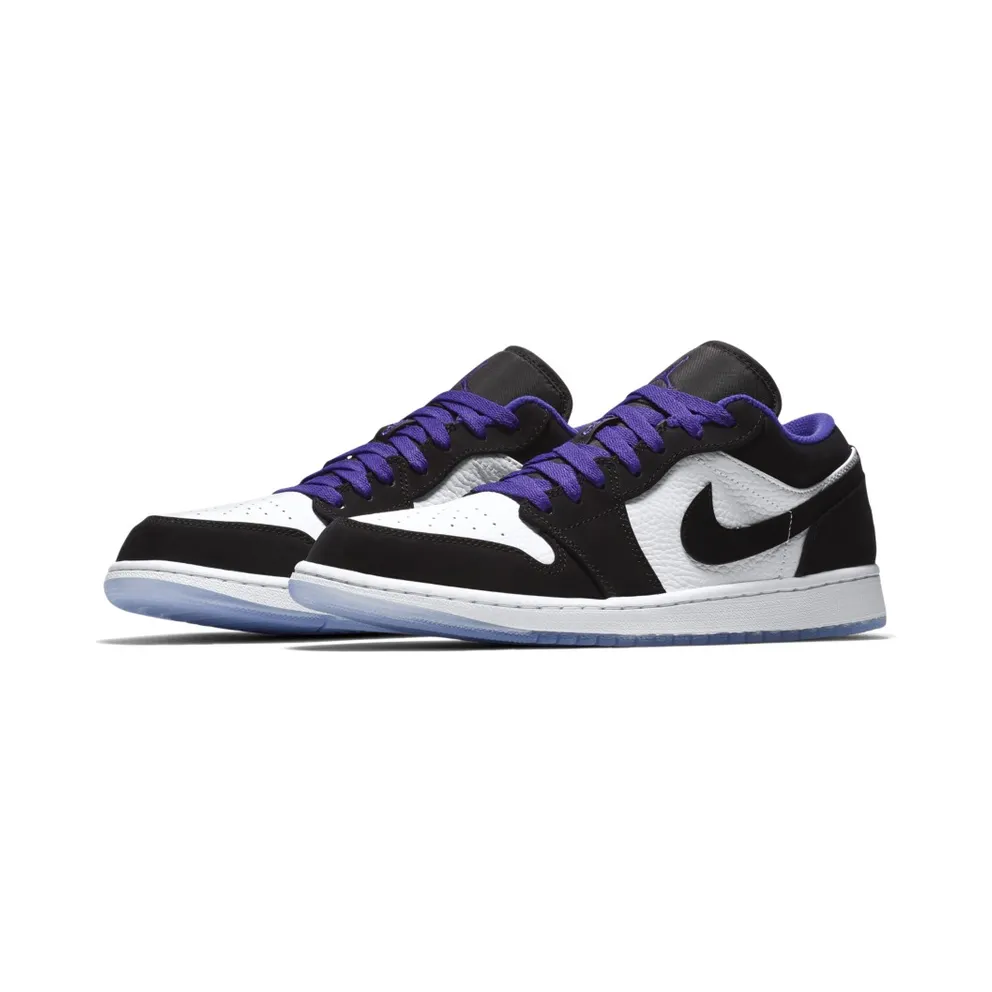 Jordan 1 Low Concord White/Black-Dark Concord (553558-108)