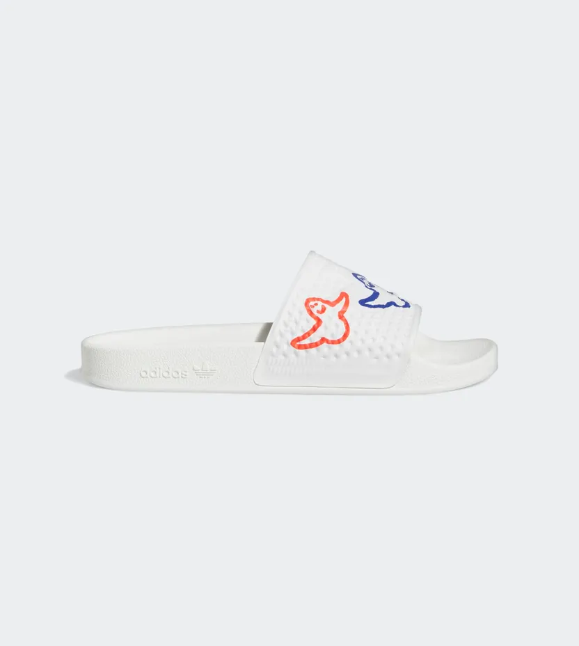 adidas Shmoofoil Slides Cloud White Bright Red Pulse Mint (HQ2034)