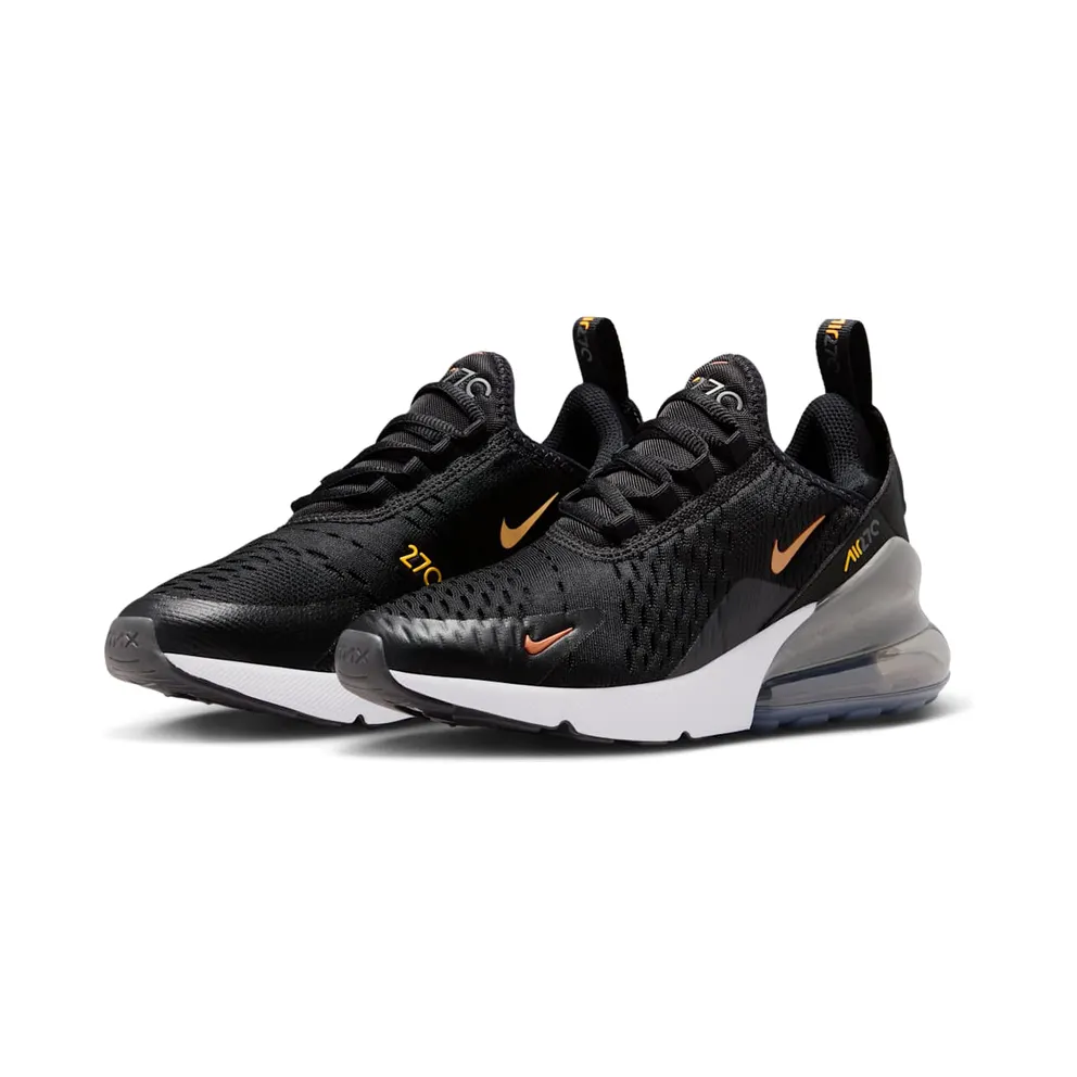 Nike Air Max 270 Black/Laser Orange/Iron Grey/Metallic Copper (943345-045)