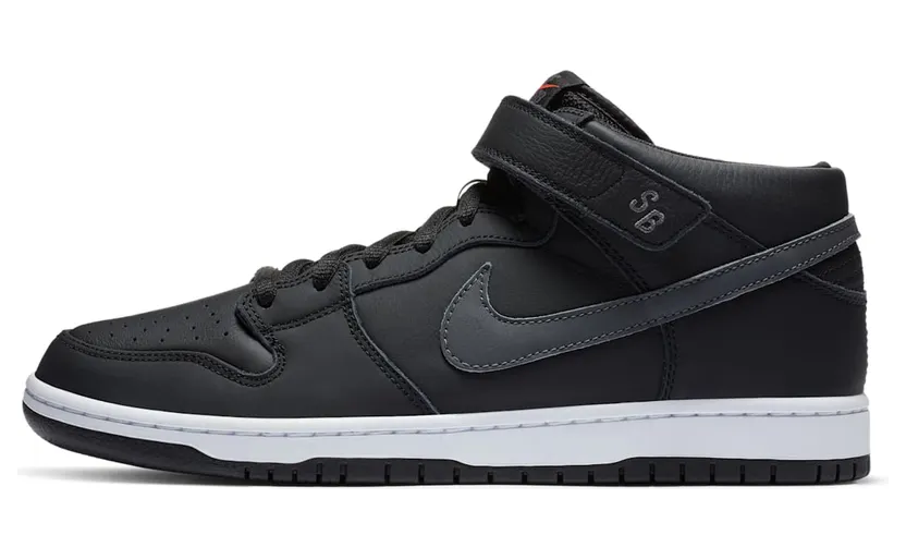 Nike Dunk Mid Pro ISO SB ‘Orange Label’ “Black / White / Dark Grey” (CV4283-001)