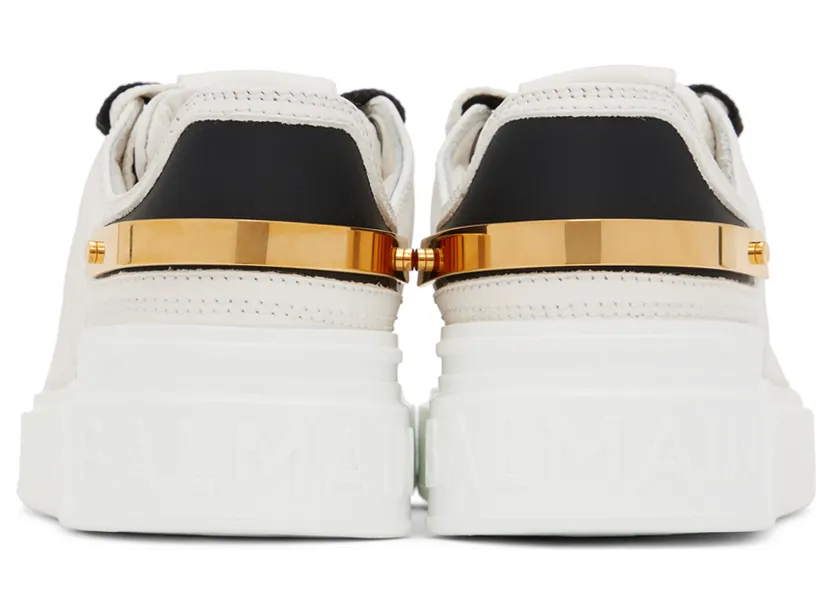 Balmain Off-White B-Court Sneakers (YN0VI711LTPR) (2)