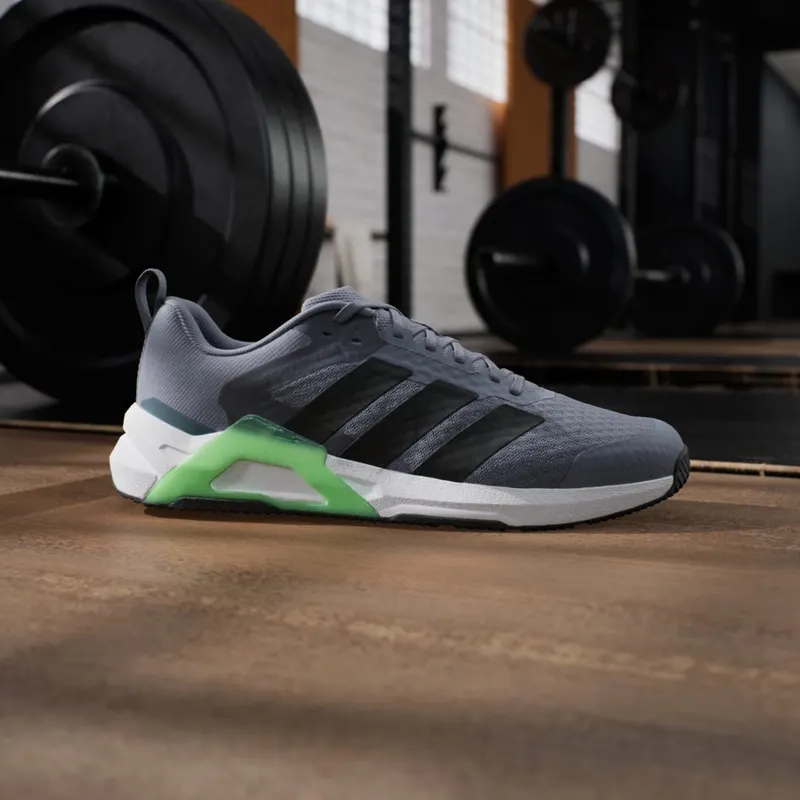 Adidas Dropset Control Training Shoes Grey / Core Black / Lime Burst (JS3119)
